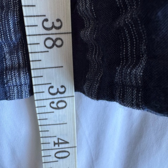 J McLaughlin Christa Tiered Linen Blend Midi Dress Women’s Size Large - Picture 4 of 9